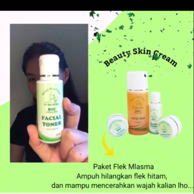 Ecer sabun/toner BSC paket flek