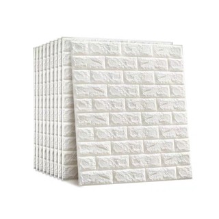 Wallpaper 3D Modern Foam Batu  Bata  Ukuran Wall  Sticker  