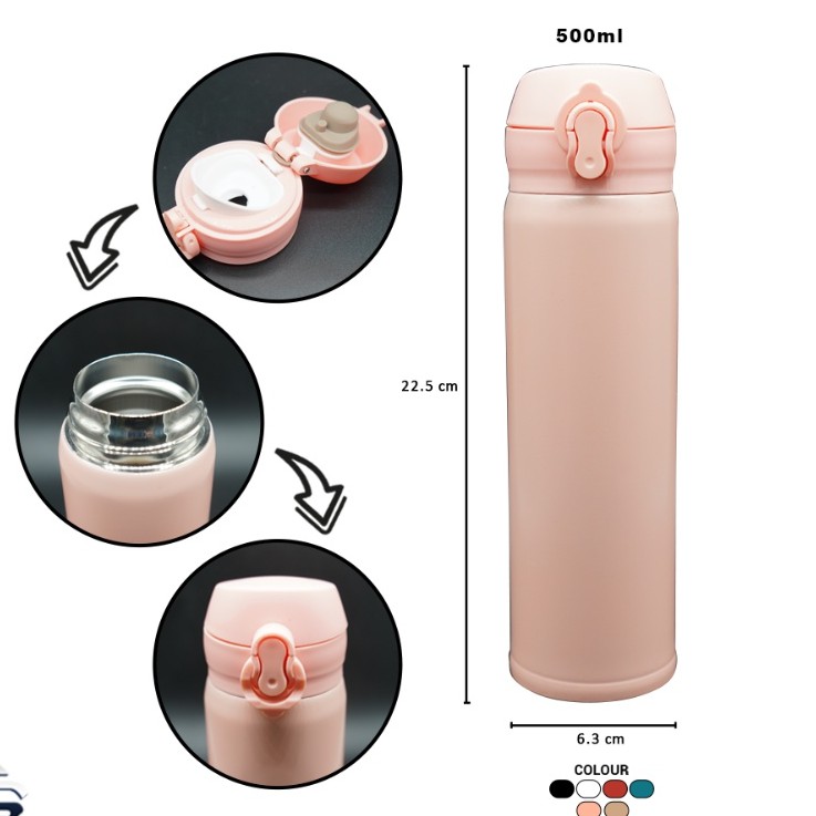 H999 Termos Air Panas Niagara 500ml Vacuum Flask - Termos Air Panas