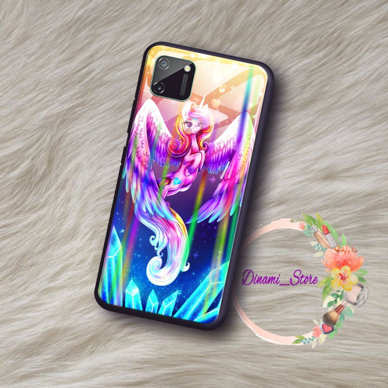 Back Case Glass Aurora KUDA PONI Realme C1 C2 C3 U1 2 2 Pro 3 Pro 5 5i 5s Pro 6 Pro X Xt C11 DST481