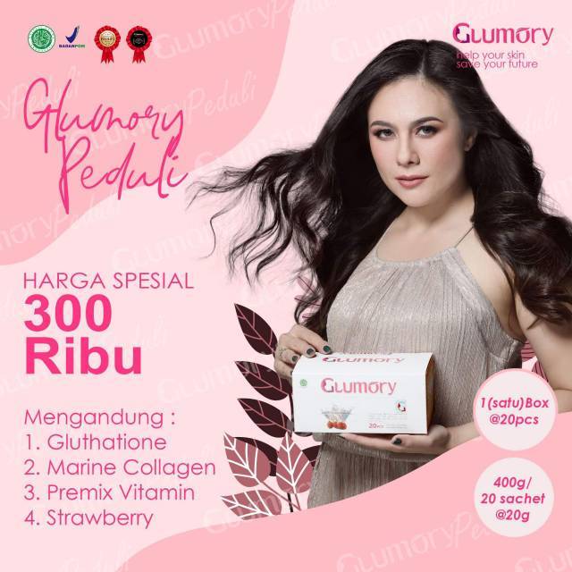 Glumory Beauty Drink Original Collagen Drink Glumory Collagen Drink Collagen Suplemen Pencerah Kulit