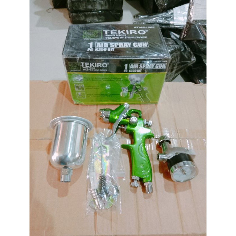 Tekiro spray gun K350 KIT-spray gun HVLP tekiro-spray gun mini tekiro-alat cat semprot tekiro k350