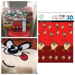 Jual Selimut lucu lady rose READY STOCK Selimut tazmania Murah