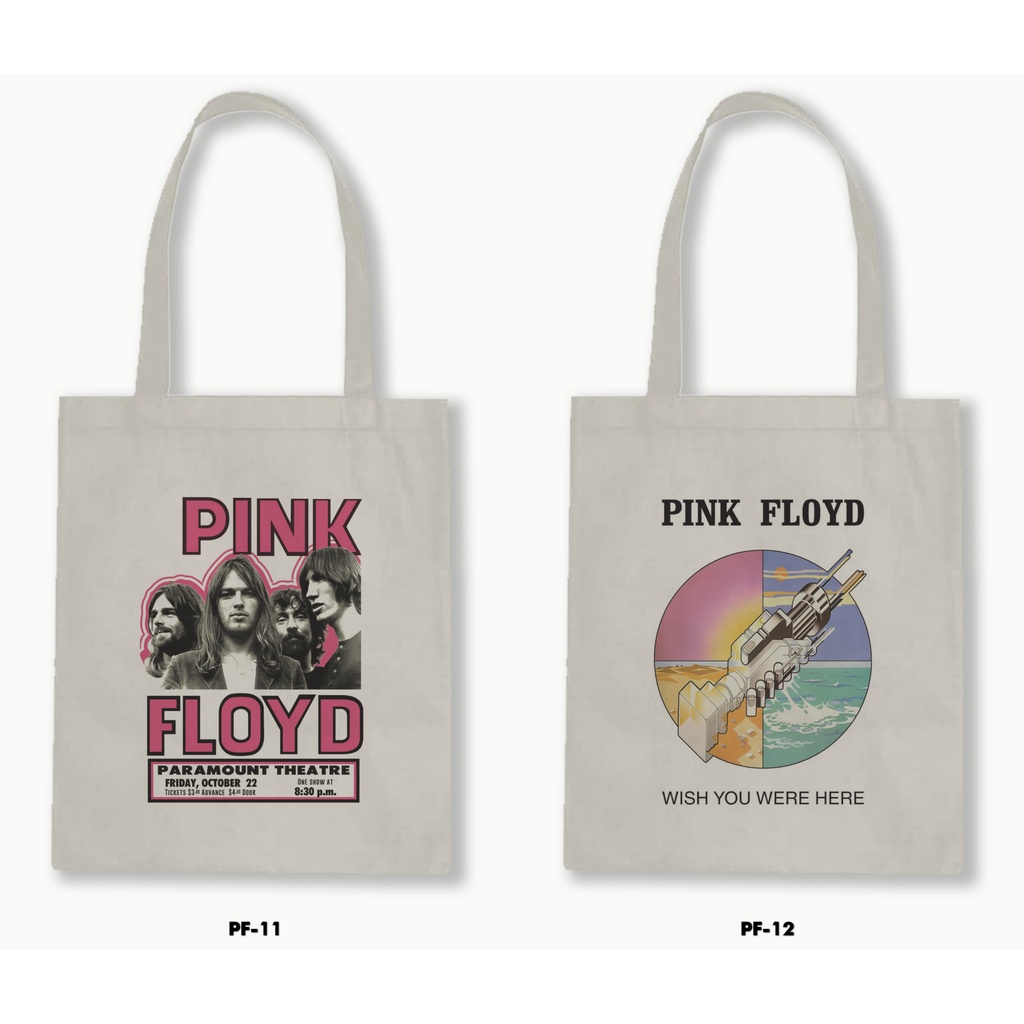 TOTE BAG BLACU - PINK FLOYD .01