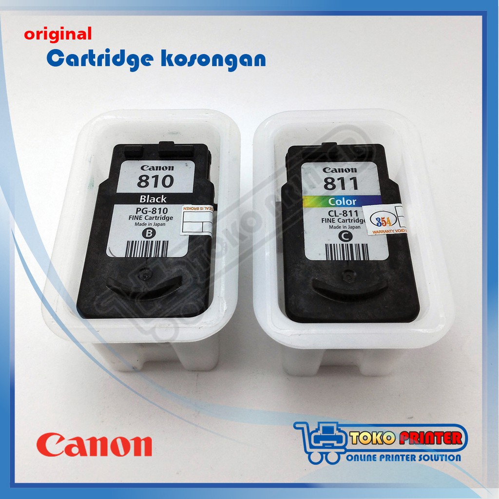 Cartridge Kosongan Canon Original PG-810 & CL-811 (second, bekas, catridge, katrit, ip2770)