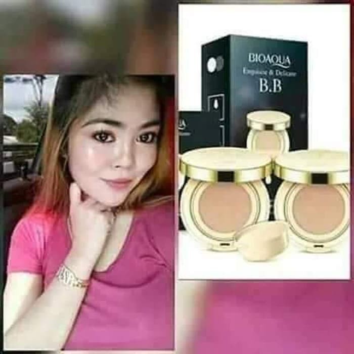 promo BB BIOAQUA CUSHION/ BEDAK CUSHION + REFIL