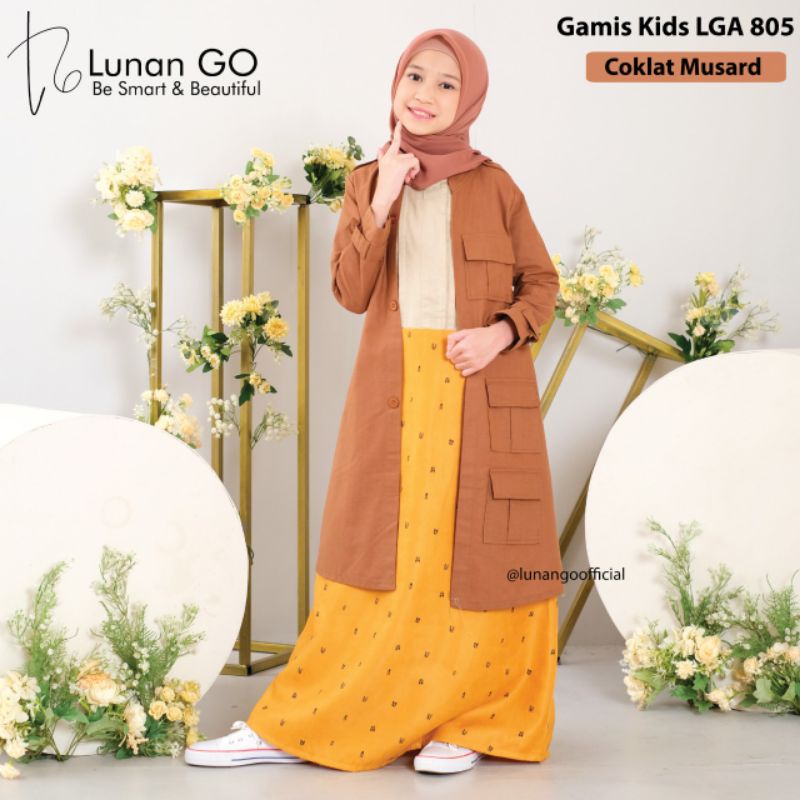 gamis lunan go Ori kids terbaru
