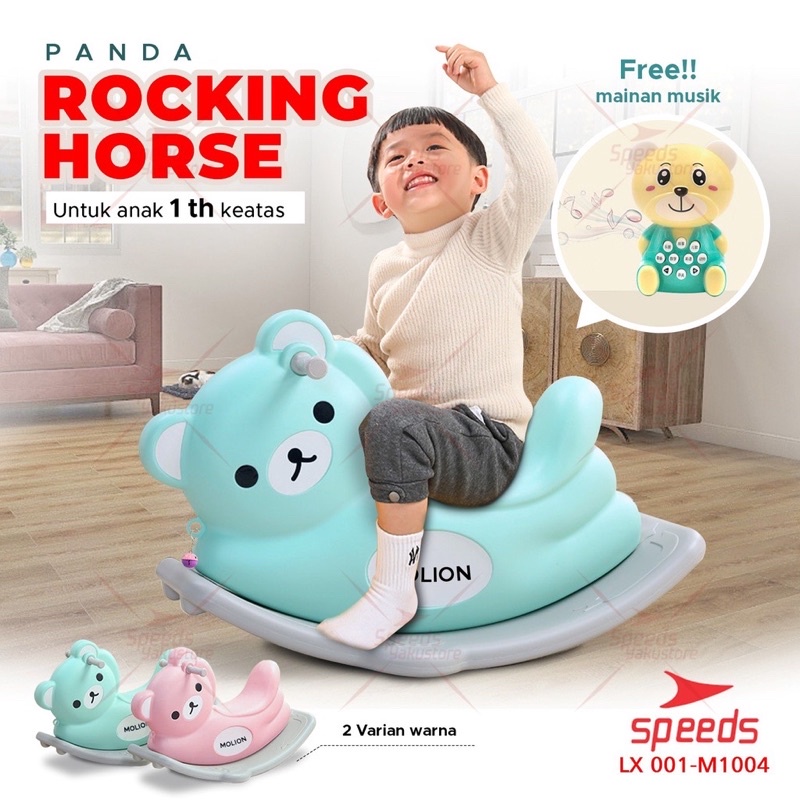 MAINAN ANAK Rocking Horse Exotic ET 2108 / ET2108/ ET 2110 M1004  M1006 3in 1 Mainan kuda