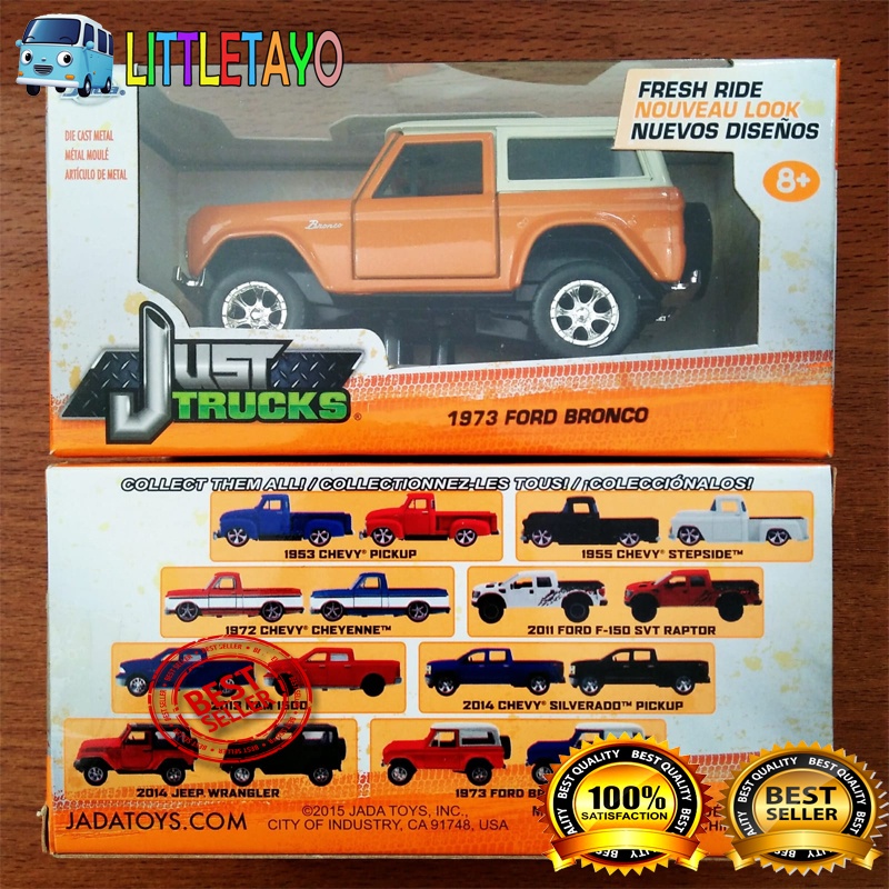 Jada 1973 Ford Bronco Orange Just Trucks Skala 1/32