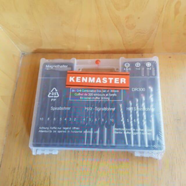 Kenmaster C3001 Mata Bor Set dan Obeng Fisher
