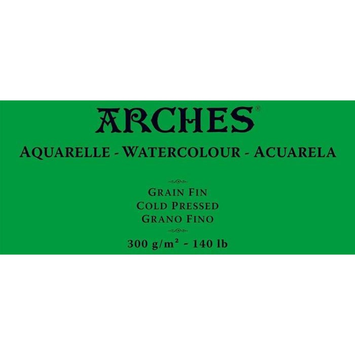 

BEST SELLER! WATERCOLOR PAPER ARCHES COLDPRESS COTTON 100% - 28 X 38 CM ALAT LUKIS MURAH AL6