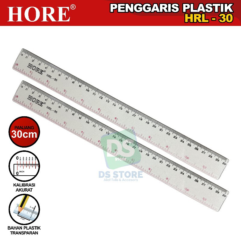 

PENGGARIS PLASTIK 30CM HORE