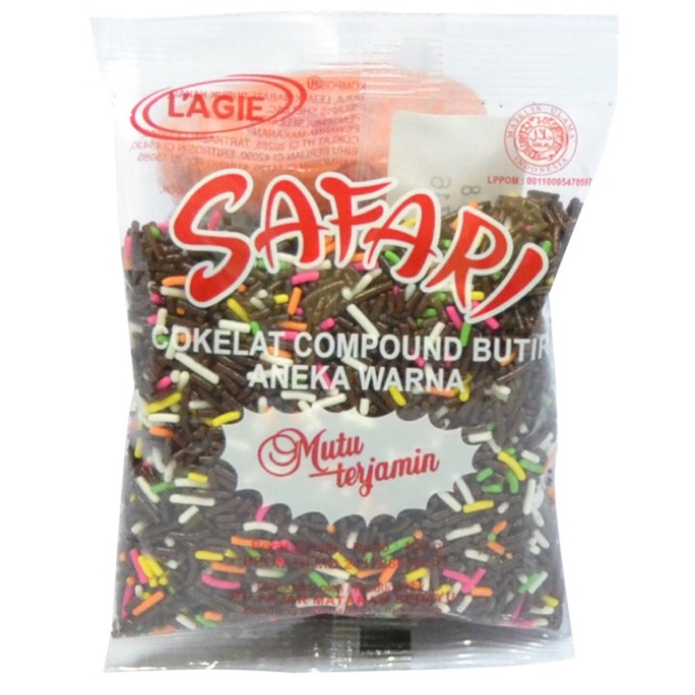 MURAH Meses Coklat WARNA WARNI SAFARI dari LAGIE 100 Gram 