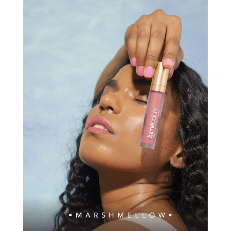 Lumecolors MARSHMELLOW VELVET LIP &amp; CHEEK MOUSSE 3 IN 1 by CHRISTINA LIE BPOM HALAL lipstick