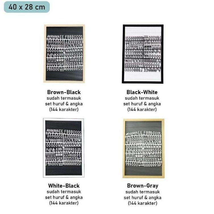

[KODE PRODUK MHFVD4982] LETTER BOARD BABY INCLUDE HURUF 40x28CM / PAPAN NAMA BAYI BESERTA HURUF 40x28CM / PAPAN KEKINIAN 40x28CM / MESSAGE BOARD