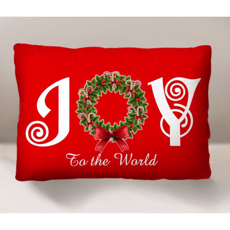 

BANTAL TEMA NATAL JOY TO THE WORLD NATL KADO HADIAH BSNTAL CUSTOM TULISAN CHRISTMAS