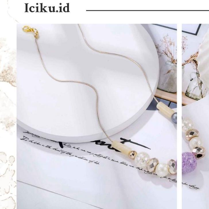[KODE BARANG 8FE69] Kalung Hijab Simple Necklace Mutiara Korea Premium Aksesoris Wanita Unik bn
