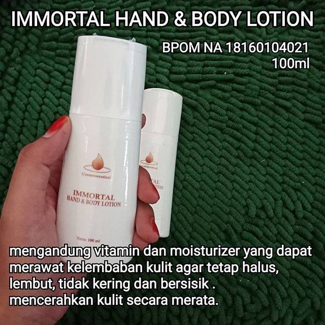 Immortal hand body lotion / immortal body lotion / immortal lotion