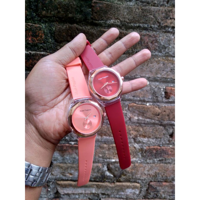 jam tangan wanita hush puppies jelly rubber