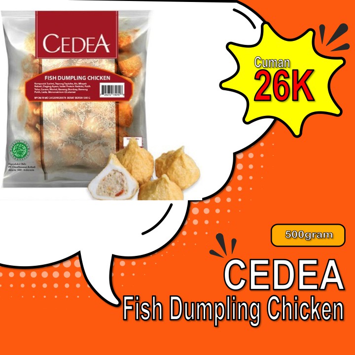 

CEDEA Fish Dumpling Chicken 200 &500 gram