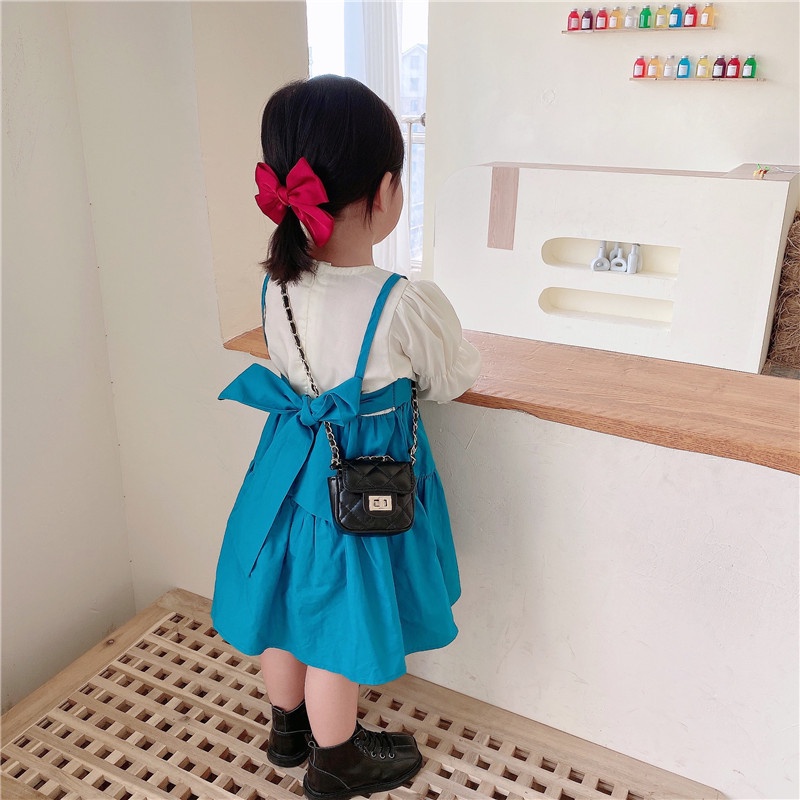 LittleAaron DRESS RACHELYN RIBBON EBV Baju Dress Anak Perempuan Import