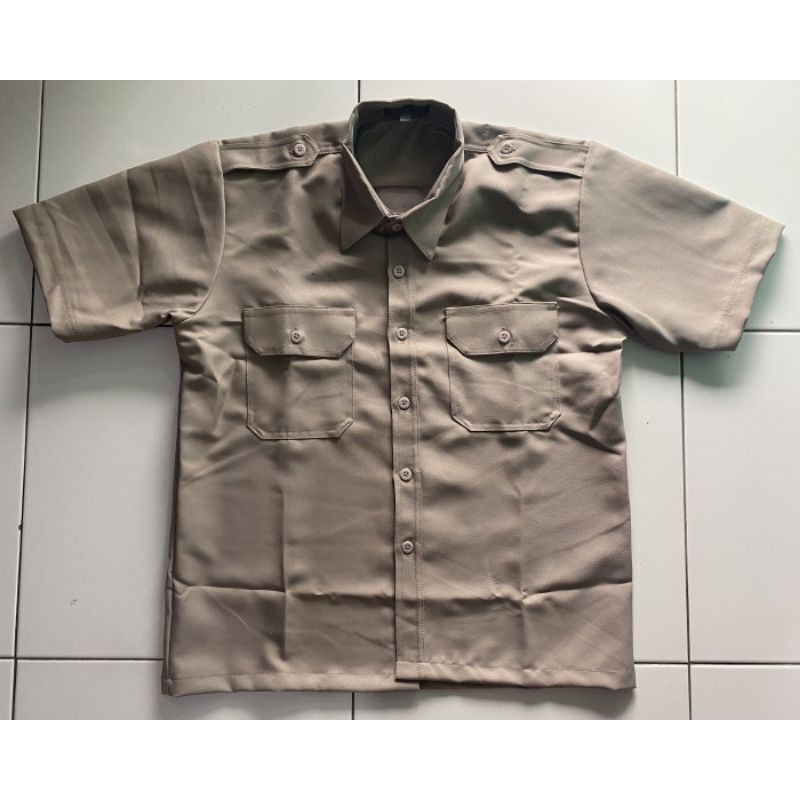 Seragam PDH dan PDL warna coklat terbaru atasan saja