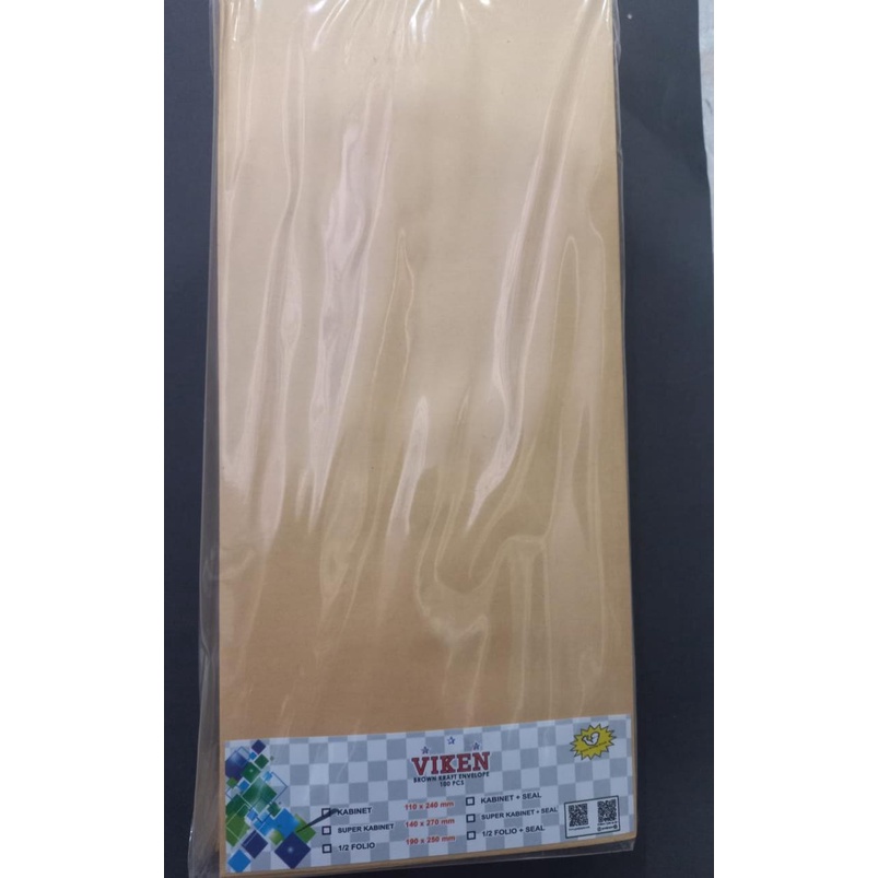 

Amplop Samson Ukuran A Viken 110 x 240 mm Tanpa lem / A Viken / Amplop Samson A Viken Isi 100 Lembar