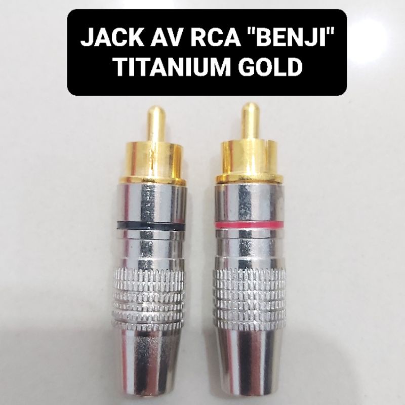 BENJI Jack AV RCA Titanium Gold Male Jantan