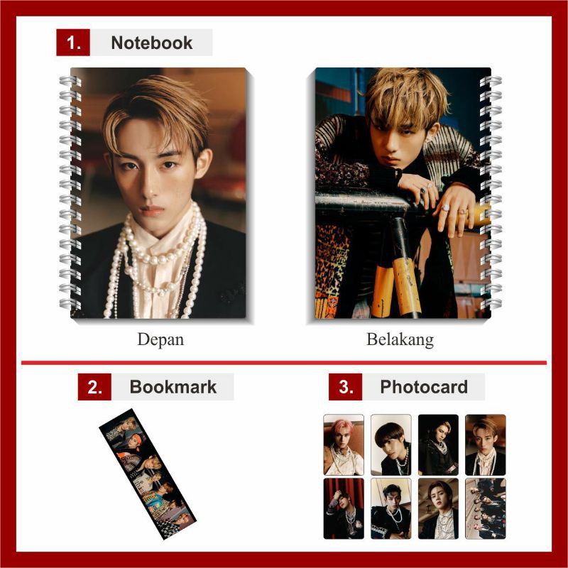 

[READY/BISA COD] NOTEBOOK KPOP WAYV - KICK BACK MEMBER