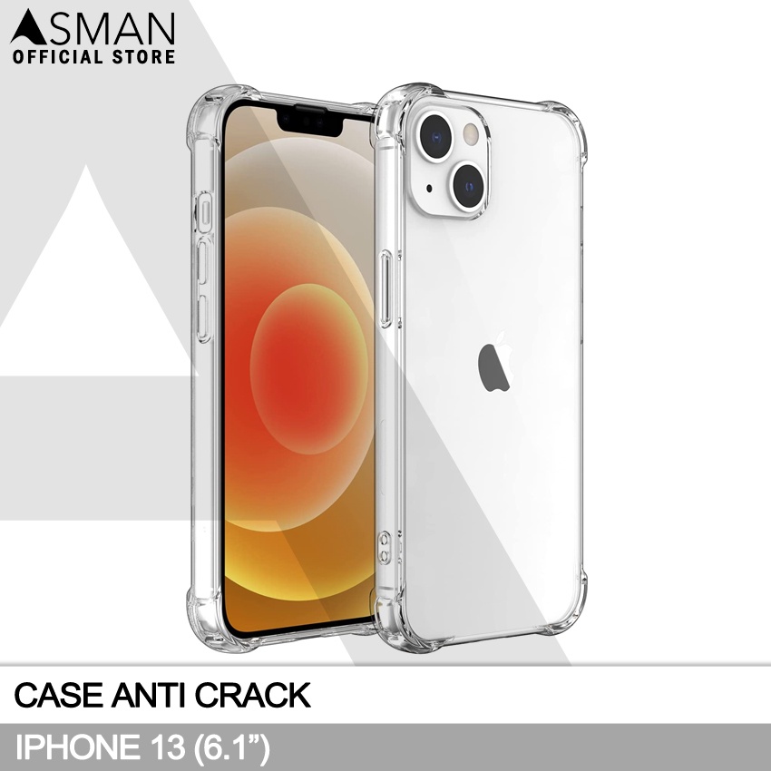 Anti Crack iPhone 13 (6.1&quot;) | Softcase Anti Bentur - Clear