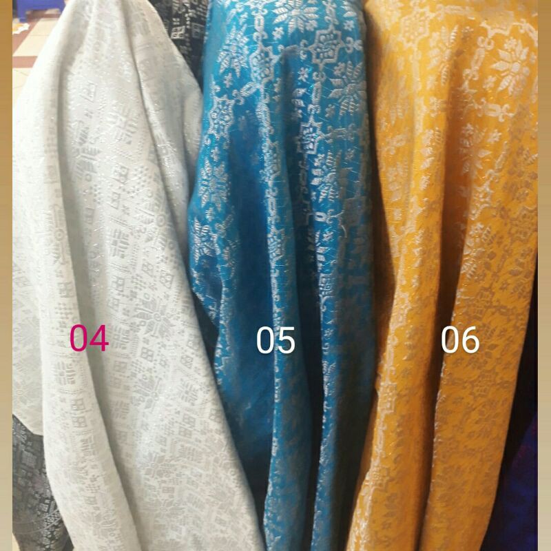 Bahan songket/Kain songket/Bahan songket semi Palembang