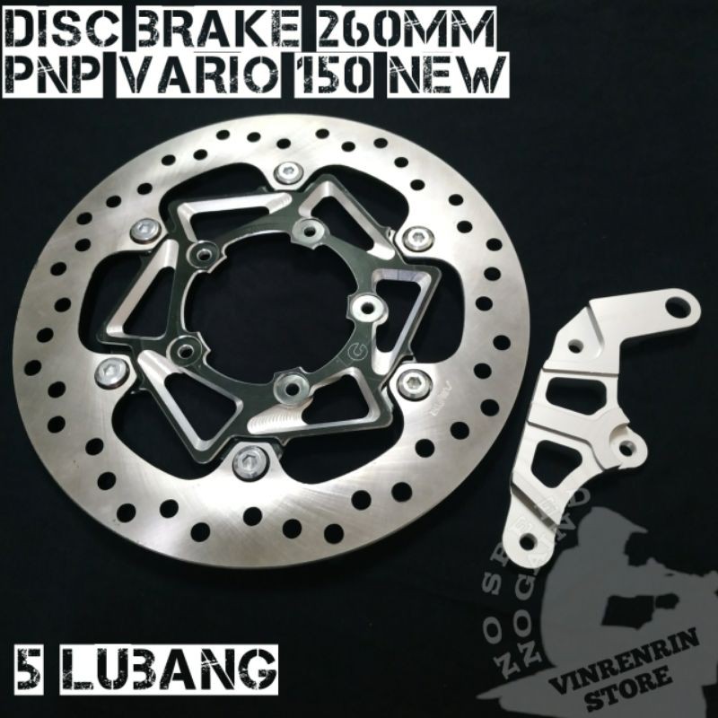 Disc Brake Piringan Cakram Rem depan Honda Vario 150 new 5 lubang original