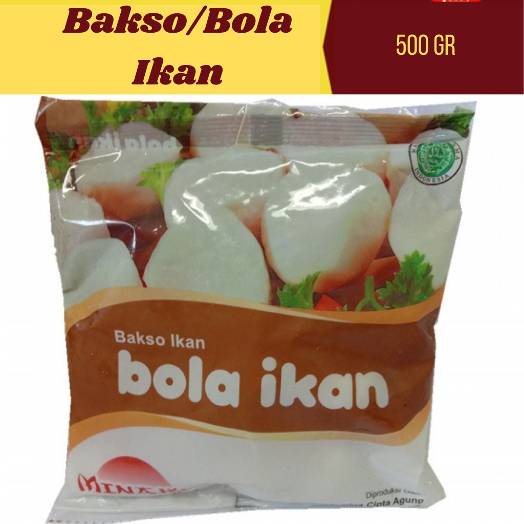 

Bola Ikan Minaku 500 Gr/Bakso Ikan Minaku 500 Gr/Food Frozen Bola Ikan Minaku Murah