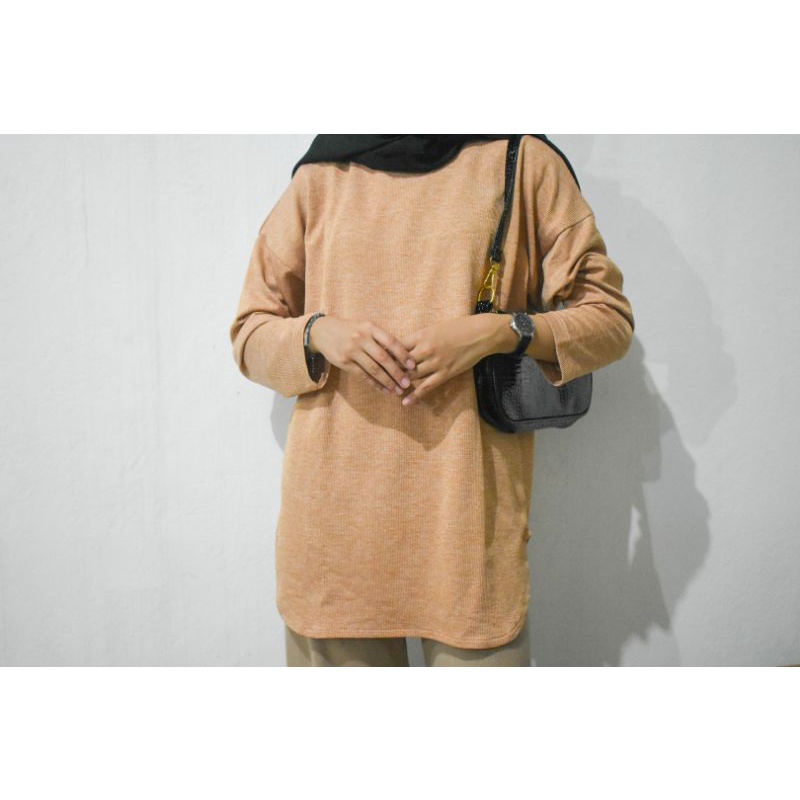 [PRELOVED] Blouse Semi Orange | Baju wanita | Soft Orange