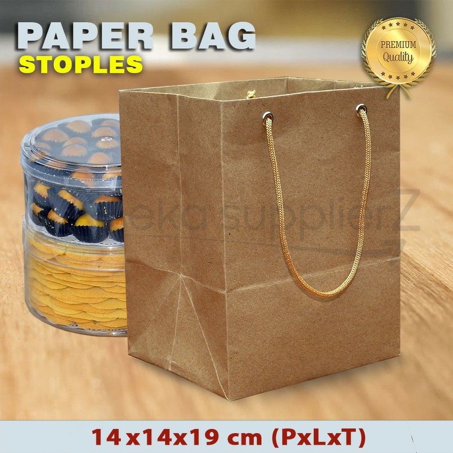 

Paper Bag Toples Kue Kering - | COKLAT ( 12 PC)