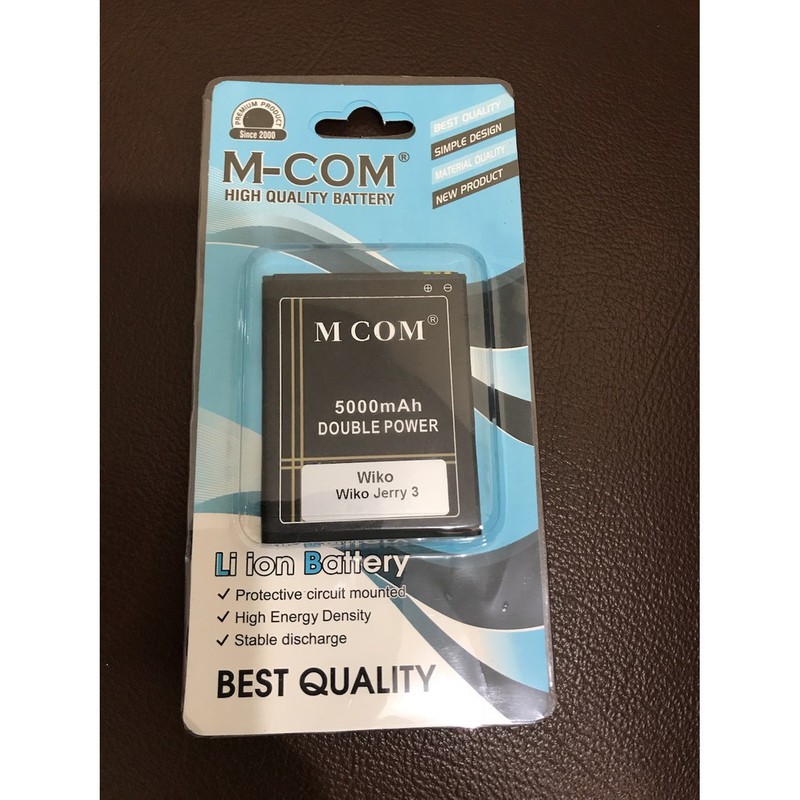 Battery Batre Baterai Double Power Mcom Wiko Jerry 3