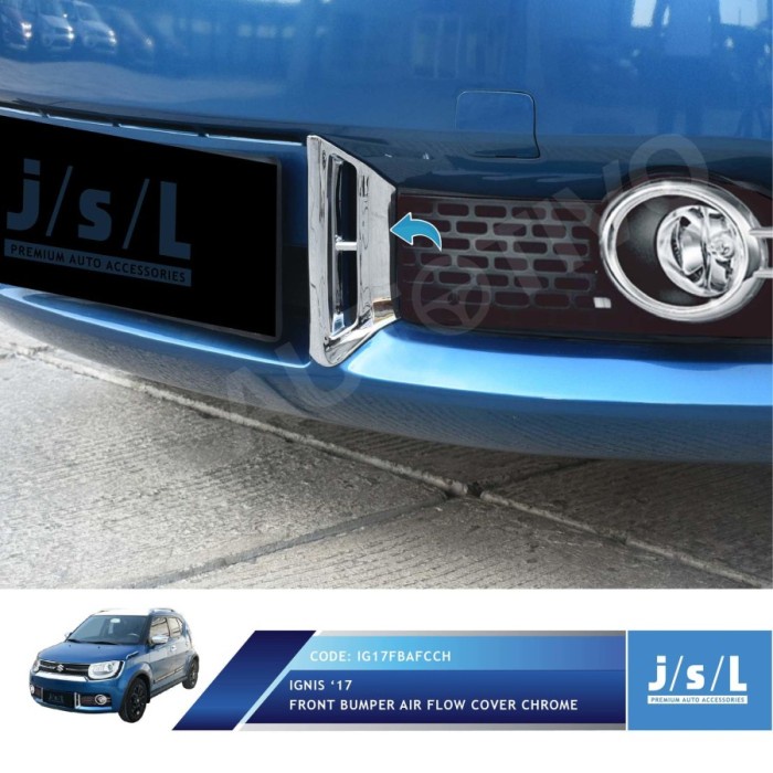Suzuki Ignis List Bumper - Front Bumper Air Flow Cover Chrome