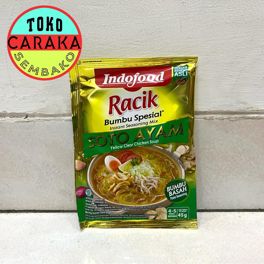 

Indofood Bumbu Soto Ayam 45g - Kemasan Praktik Sachet Saset