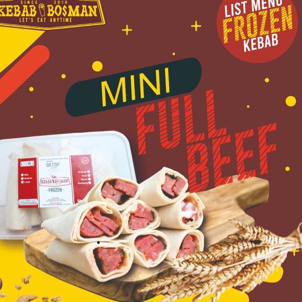 

L4angsung Kir1m$|Kebab Bosman Mini Full Daging Sapi isi 8 |terlaris.,..,.!