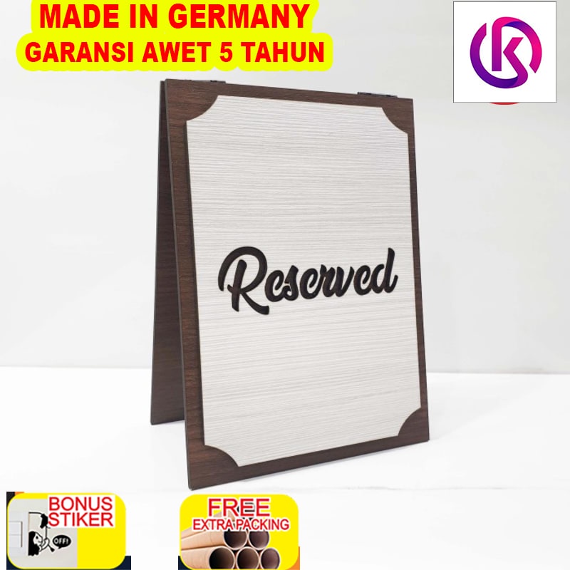 

Grosir Signage Cafe duduk - RESERVED (MEJA) - Standing Sign Meja Resto