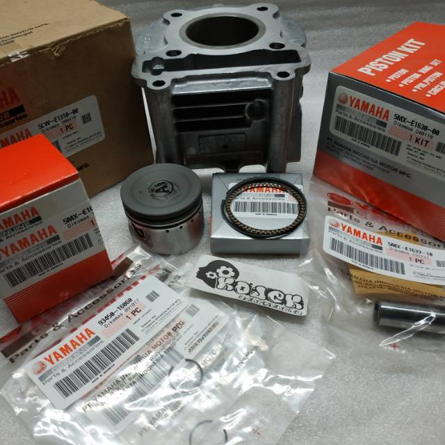 Blok piston mio fino mio soul karbu original asli ori yamaha