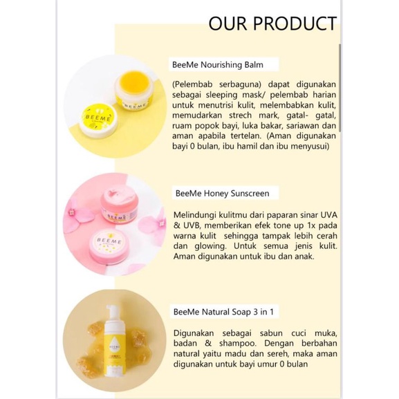 PAKET BEEME BALM &amp; NATURAL SOAP 3in1