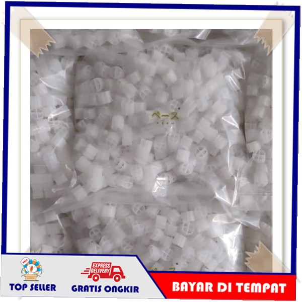 Kaldness Kaldnes K1 1Liter Pesu Alat Media Filter Aquarium Micro Aksesoris Batu Akuarium Mini MURAH