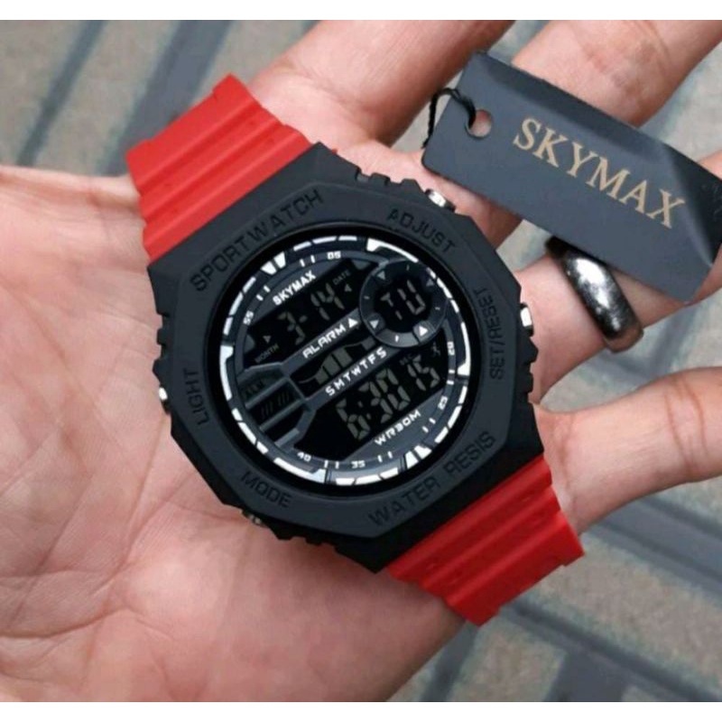 Jam Netizen Jam Tangan Skymax Jam Tangan Pria Tahan Air Menyelam Jam Tangan Couple Sepasang Free Baterai Box Analog Baterai Jam Tangan Waterproof-7