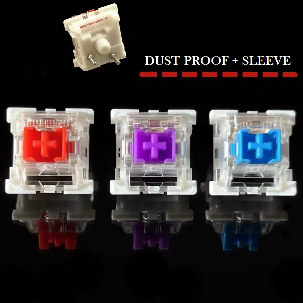 OUTEMU Mechanical Switch SMD RGB BLUE RED BROWN BLACK TEAL PURPLE Keyboard Mute Silent Anti Dust