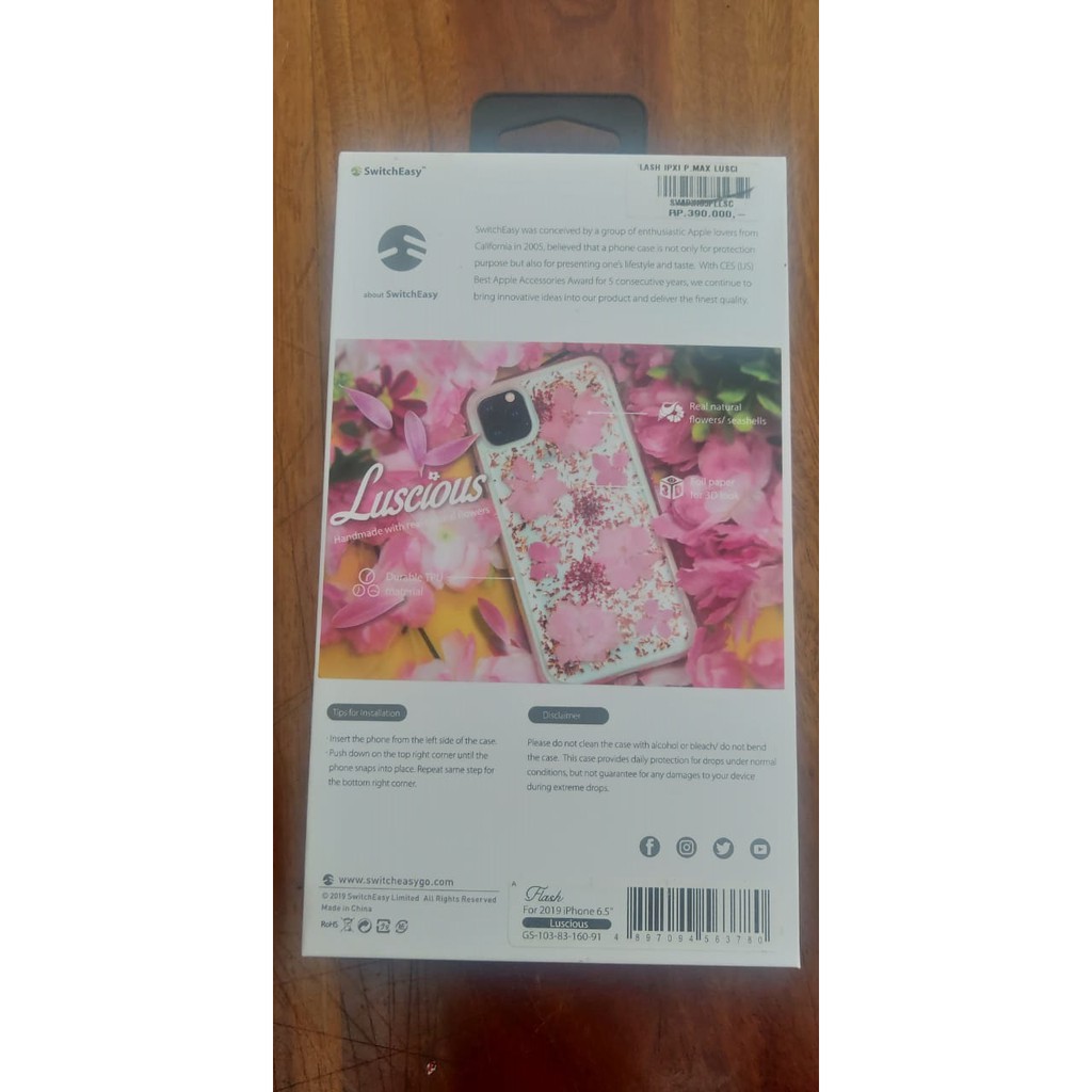 CASING HP IPHONE 11 PRO MOTIF BUNGA - SWITCHEASY LUSCIOUS