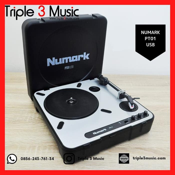 Numark PT01 USB PT-01 PT 01 USB Portable Vinyl Turntable