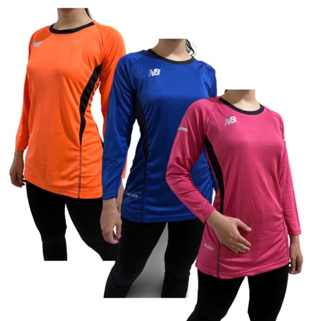 BAJU SENAM WANITA LENGAN PANJANG TERBARU KAOS DRYFIT WANITA ATASAN OLAHRAGA CEWEK