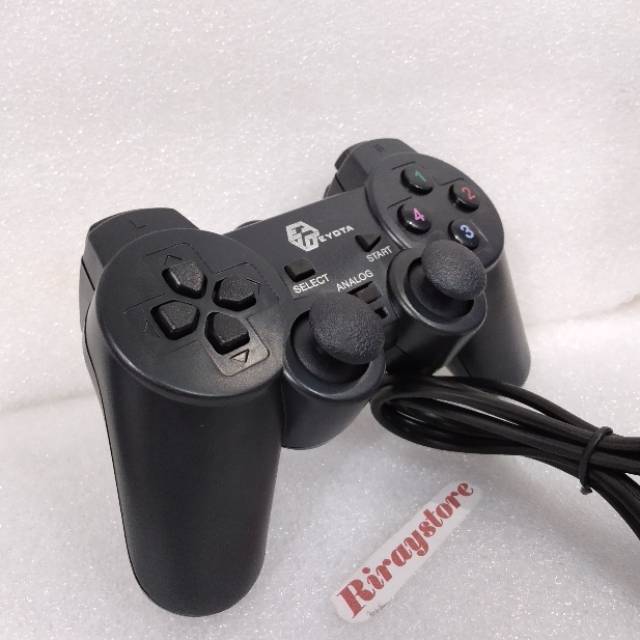 Gamepad Joystik Stik PS 2 ps3 Single Getar For PC - Stik Eyota