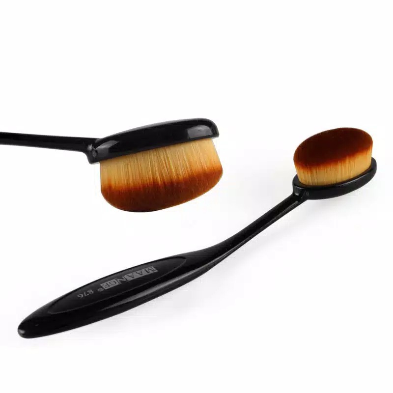 Oval Make Up Brush Maange Profesional Kuas Foundation High Quality